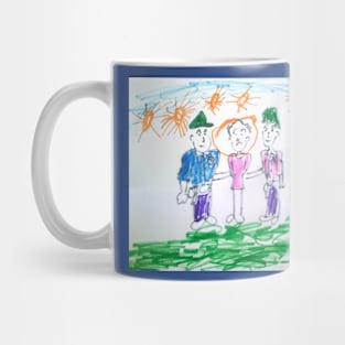 Police Arresting a Bad Guy Mug